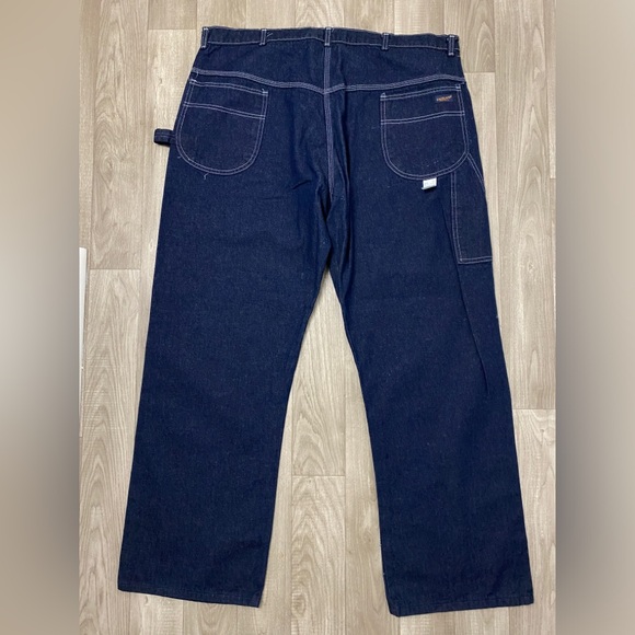 Vintage Dee Cee 1950’s Dark Blue Jeans 42x30 New With Out Tag. - Picture 6 of 11